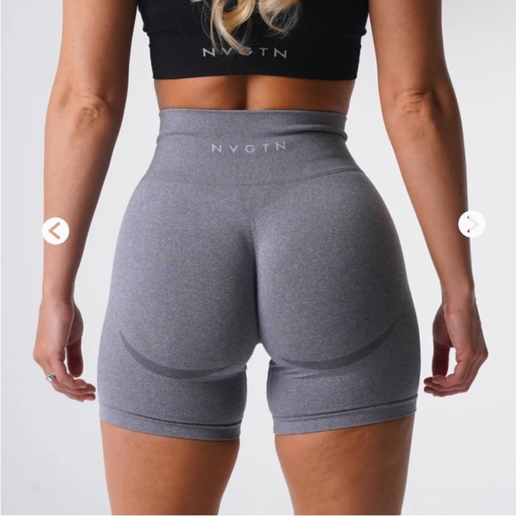 NVGTN Women's Athletic Gray Shorts S - Picture 2 of 2